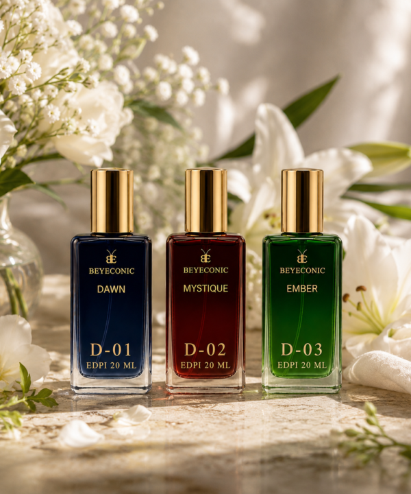 BEYECONIC Luxe Perfume Gift Set – 3 x 20ml (Day 01,02,03)