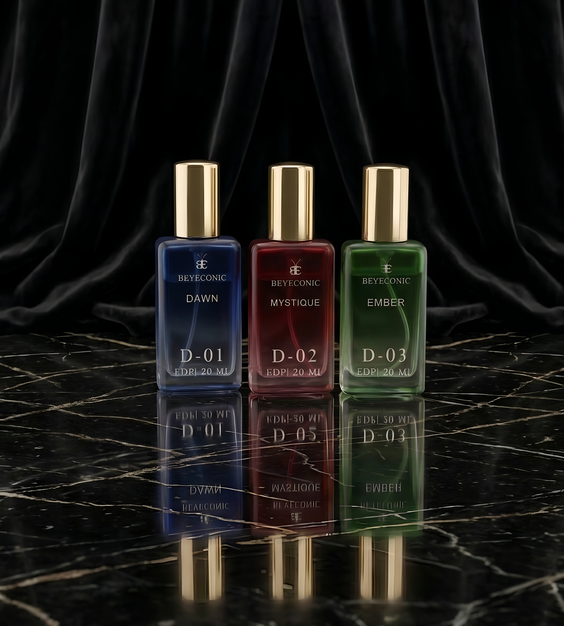 BEYECONIC Luxe Perfume Gift Set – 3 x 20ml